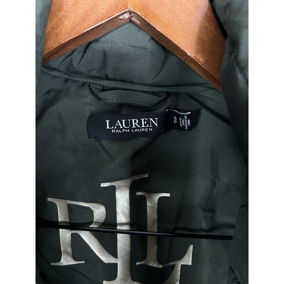 Lauren Ralph Lauren Stretch Patch Pkt Puffer Jacket Sz S MSRP $200 color Green - Picture 4 of 10